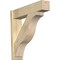 Ekena Millwork Funston Block Rough Sawn Outlooker, Douglas Fir, 8"W x 34"D x 34"H OUT08X34X34FST05RDF - alternate 1